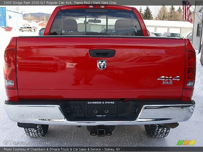 Flame Red / Dark Slate Gray 2005 Dodge Ram 1500 SLT Regular Cab 4x4