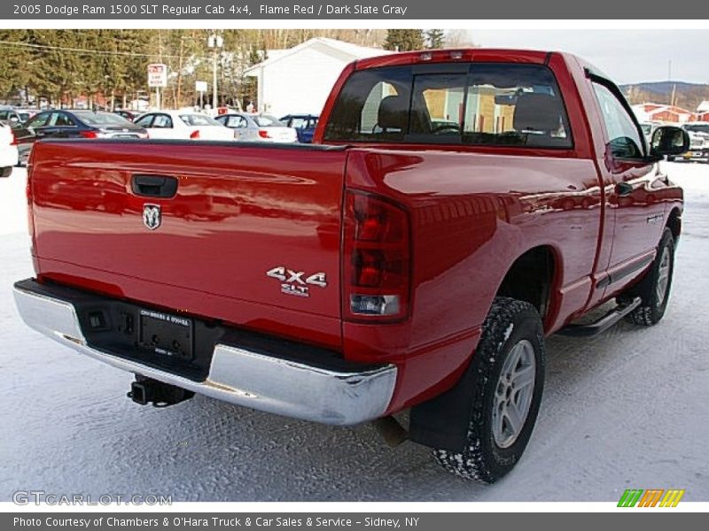 Flame Red / Dark Slate Gray 2005 Dodge Ram 1500 SLT Regular Cab 4x4