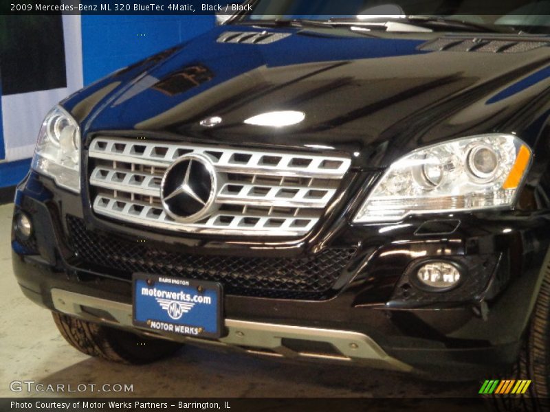 Black / Black 2009 Mercedes-Benz ML 320 BlueTec 4Matic