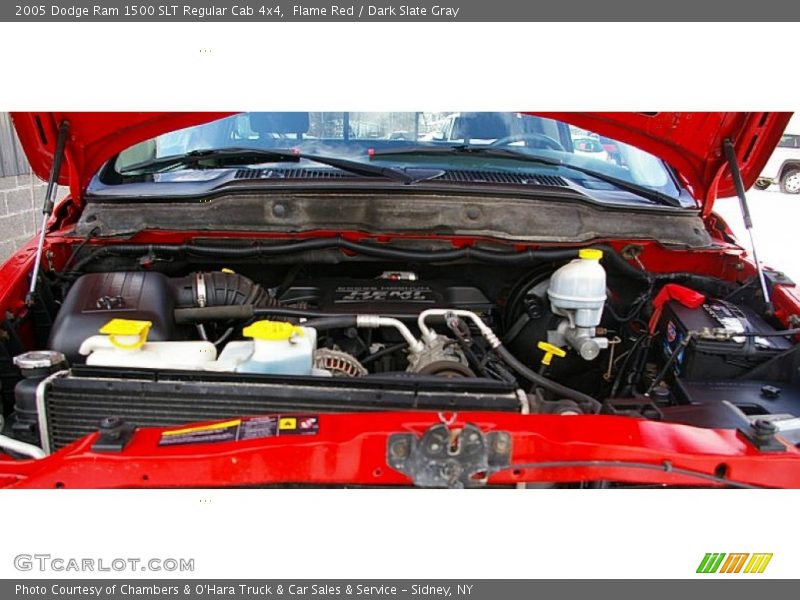 Flame Red / Dark Slate Gray 2005 Dodge Ram 1500 SLT Regular Cab 4x4