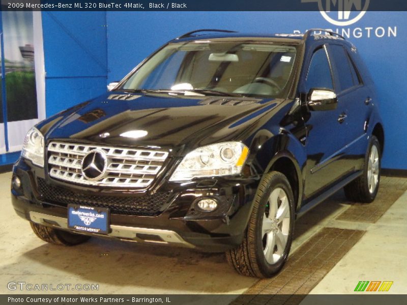 Black / Black 2009 Mercedes-Benz ML 320 BlueTec 4Matic