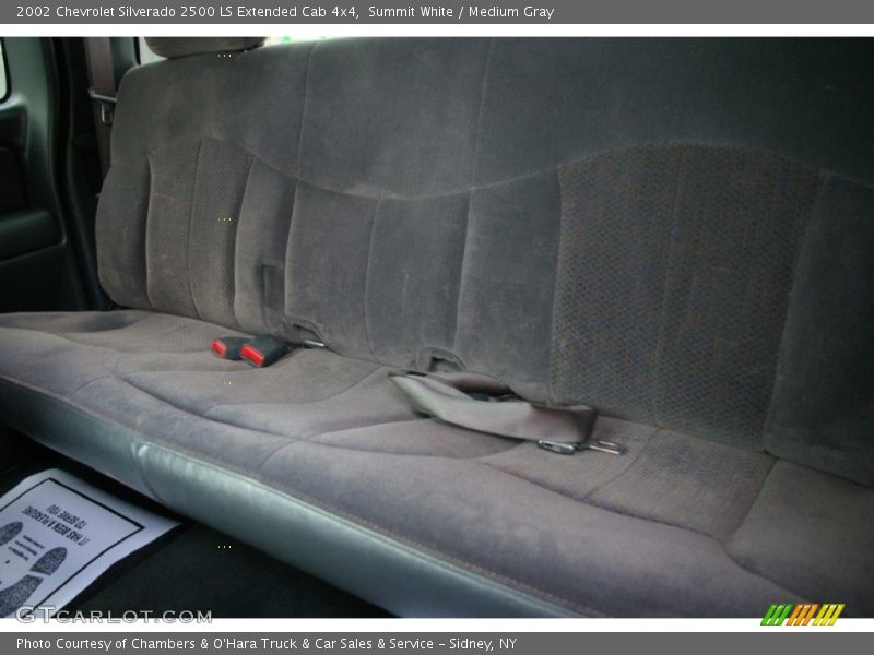 Summit White / Medium Gray 2002 Chevrolet Silverado 2500 LS Extended Cab 4x4