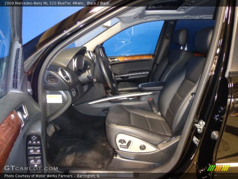 Black / Black 2009 Mercedes-Benz ML 320 BlueTec 4Matic