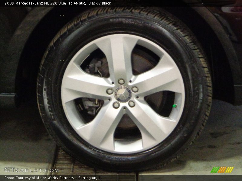 Black / Black 2009 Mercedes-Benz ML 320 BlueTec 4Matic