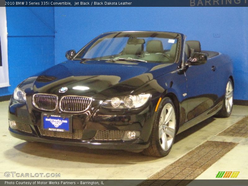 Jet Black / Black Dakota Leather 2010 BMW 3 Series 335i Convertible
