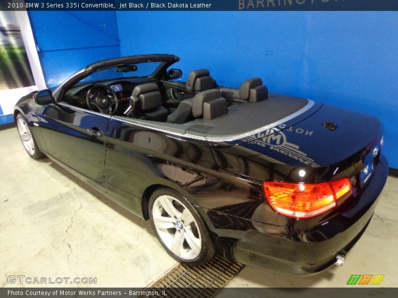 Jet Black / Black Dakota Leather 2010 BMW 3 Series 335i Convertible