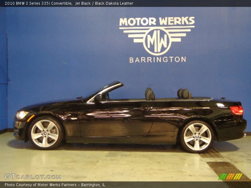 Jet Black / Black Dakota Leather 2010 BMW 3 Series 335i Convertible