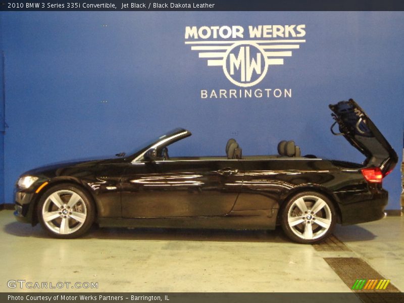 Jet Black / Black Dakota Leather 2010 BMW 3 Series 335i Convertible