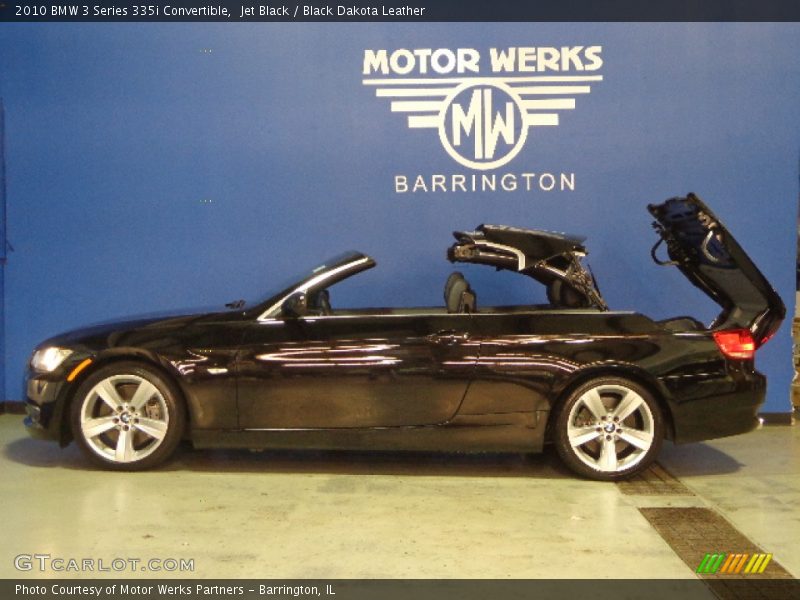 Jet Black / Black Dakota Leather 2010 BMW 3 Series 335i Convertible