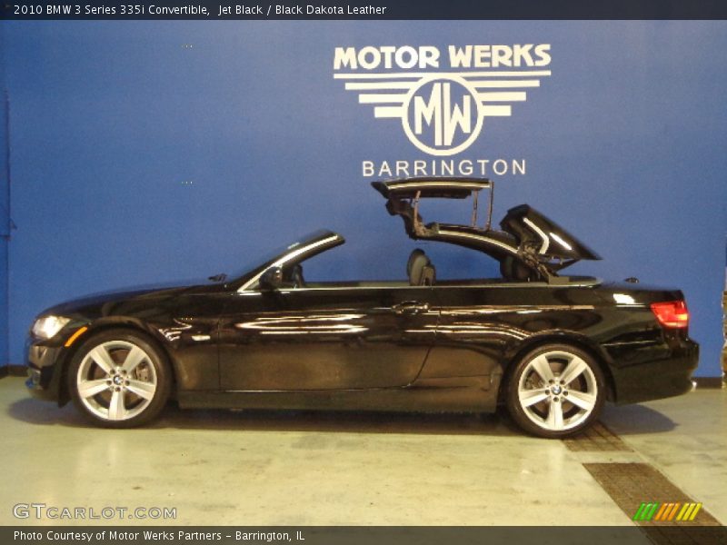 Jet Black / Black Dakota Leather 2010 BMW 3 Series 335i Convertible
