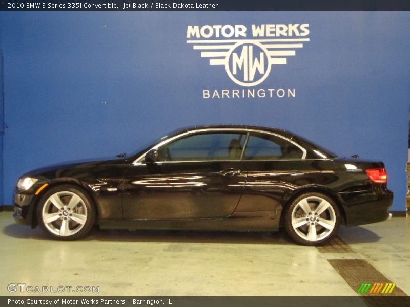 Jet Black / Black Dakota Leather 2010 BMW 3 Series 335i Convertible