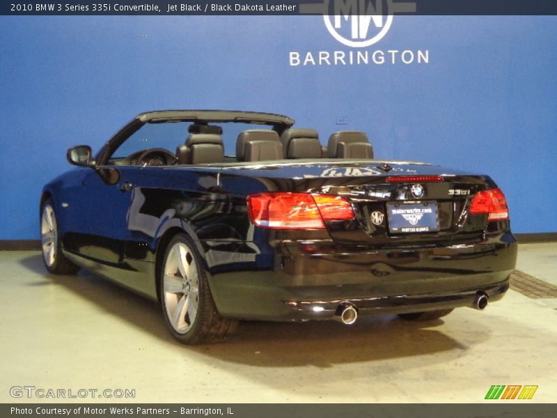 Jet Black / Black Dakota Leather 2010 BMW 3 Series 335i Convertible