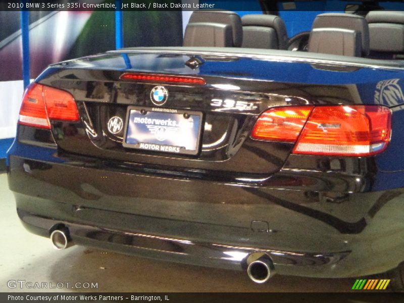 Jet Black / Black Dakota Leather 2010 BMW 3 Series 335i Convertible
