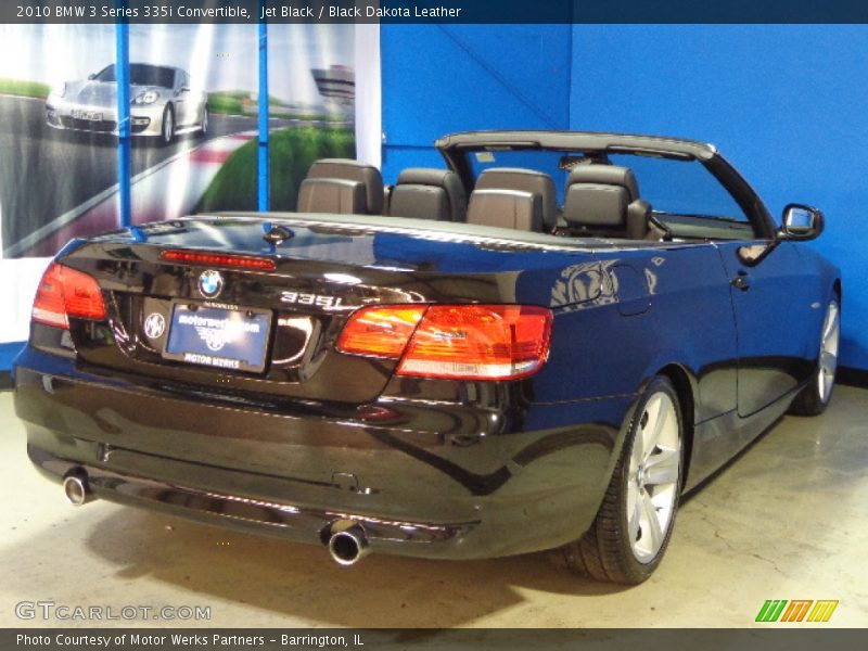 Jet Black / Black Dakota Leather 2010 BMW 3 Series 335i Convertible