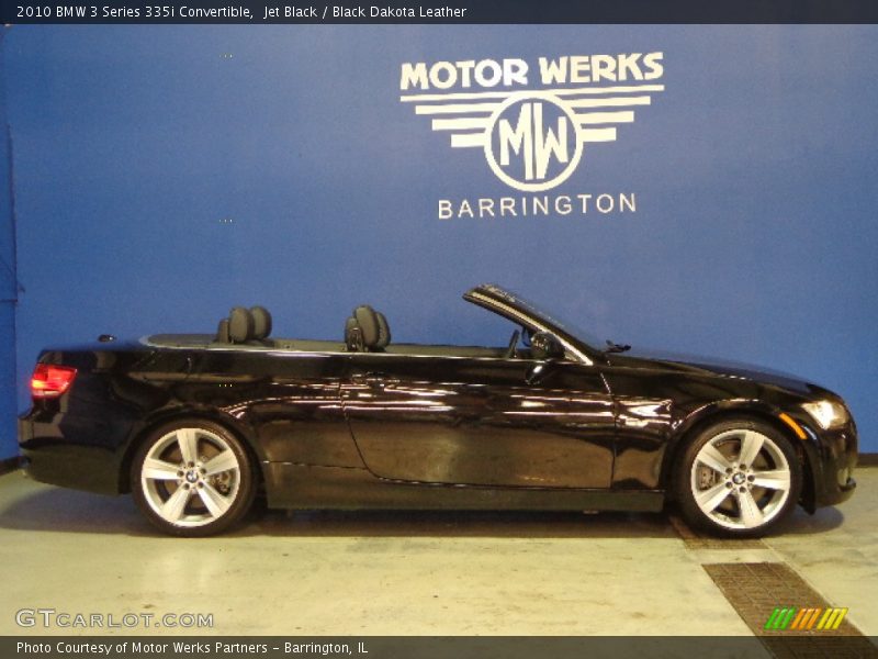 Jet Black / Black Dakota Leather 2010 BMW 3 Series 335i Convertible