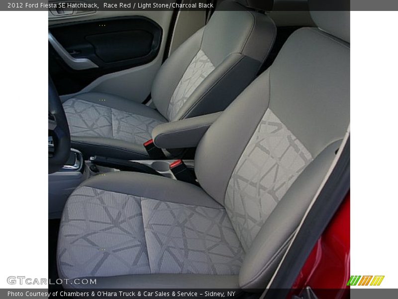 Race Red / Light Stone/Charcoal Black 2012 Ford Fiesta SE Hatchback