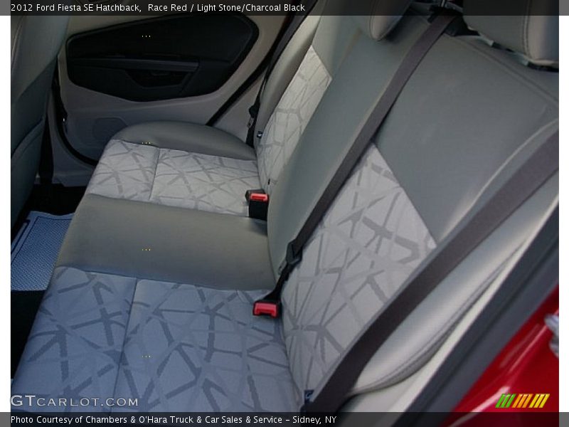 Race Red / Light Stone/Charcoal Black 2012 Ford Fiesta SE Hatchback