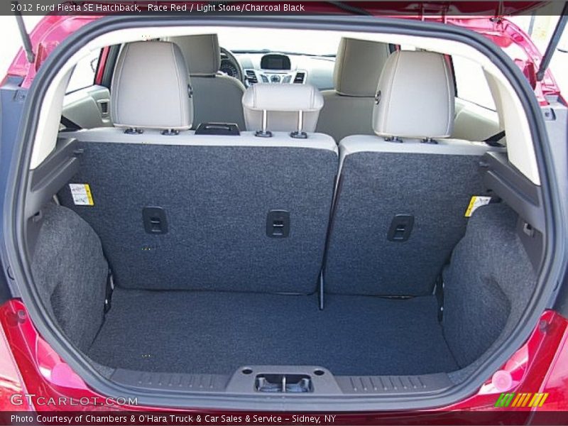 Race Red / Light Stone/Charcoal Black 2012 Ford Fiesta SE Hatchback