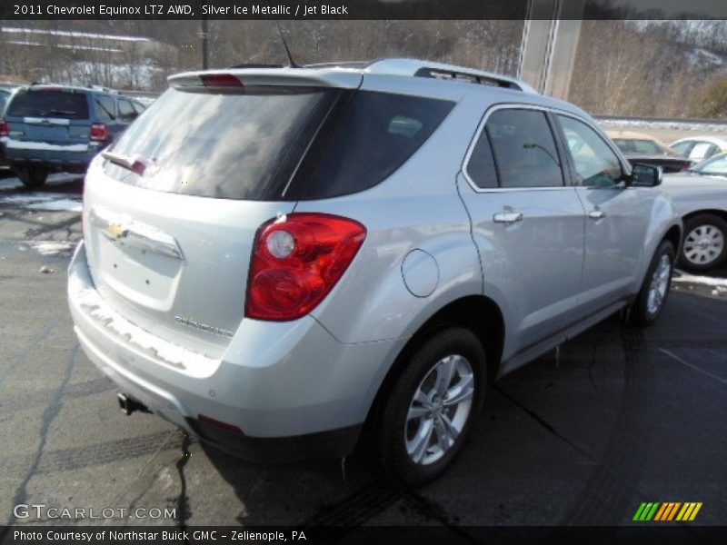 Silver Ice Metallic / Jet Black 2011 Chevrolet Equinox LTZ AWD