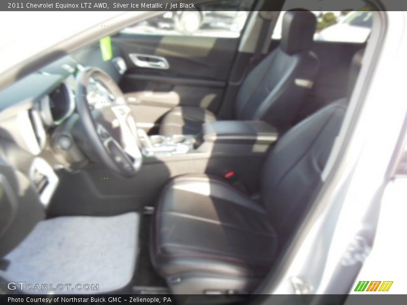 Silver Ice Metallic / Jet Black 2011 Chevrolet Equinox LTZ AWD