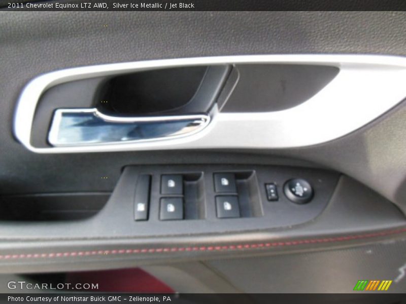 Silver Ice Metallic / Jet Black 2011 Chevrolet Equinox LTZ AWD