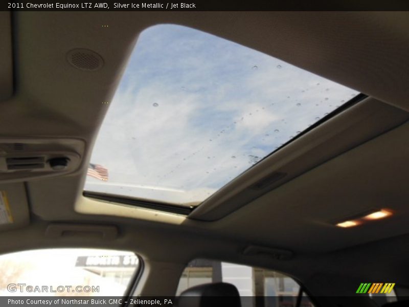 Silver Ice Metallic / Jet Black 2011 Chevrolet Equinox LTZ AWD
