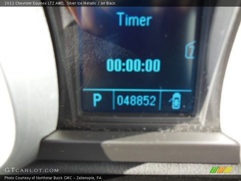Silver Ice Metallic / Jet Black 2011 Chevrolet Equinox LTZ AWD