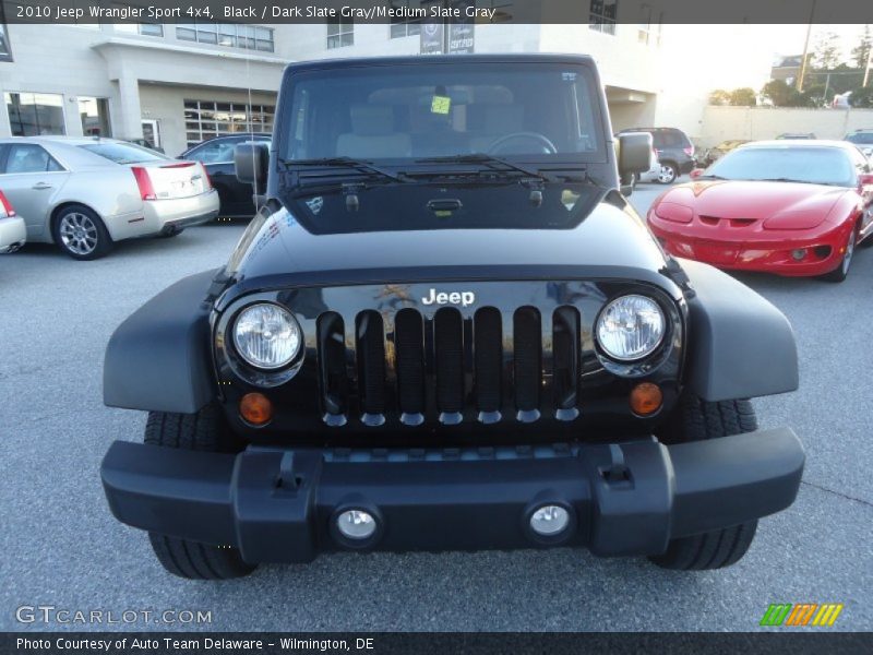 Black / Dark Slate Gray/Medium Slate Gray 2010 Jeep Wrangler Sport 4x4