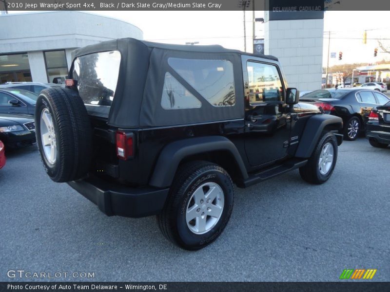 Black / Dark Slate Gray/Medium Slate Gray 2010 Jeep Wrangler Sport 4x4