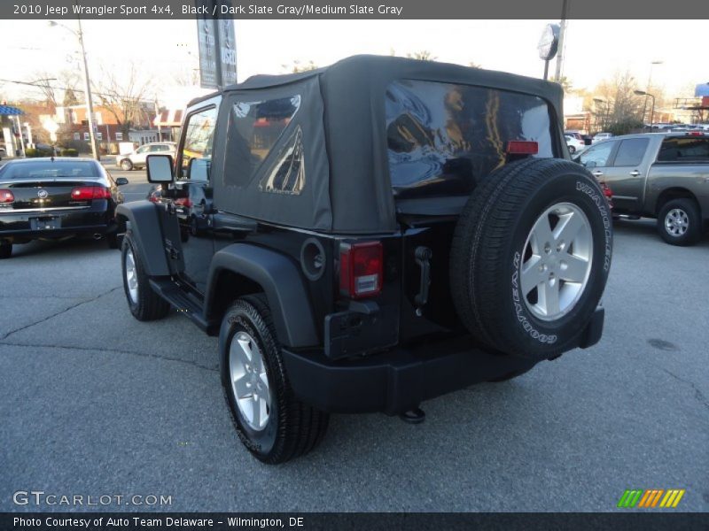 Black / Dark Slate Gray/Medium Slate Gray 2010 Jeep Wrangler Sport 4x4