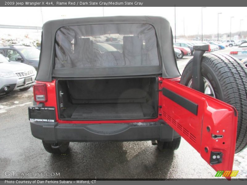 Flame Red / Dark Slate Gray/Medium Slate Gray 2009 Jeep Wrangler X 4x4