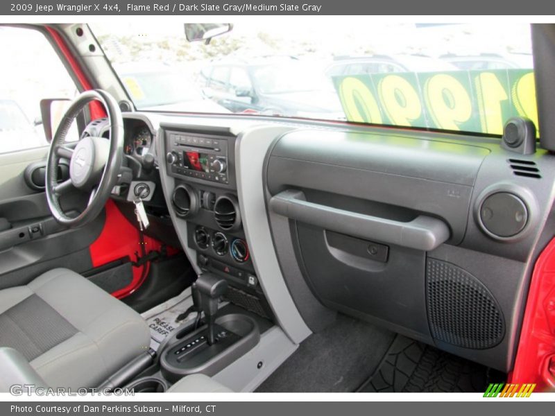 Flame Red / Dark Slate Gray/Medium Slate Gray 2009 Jeep Wrangler X 4x4