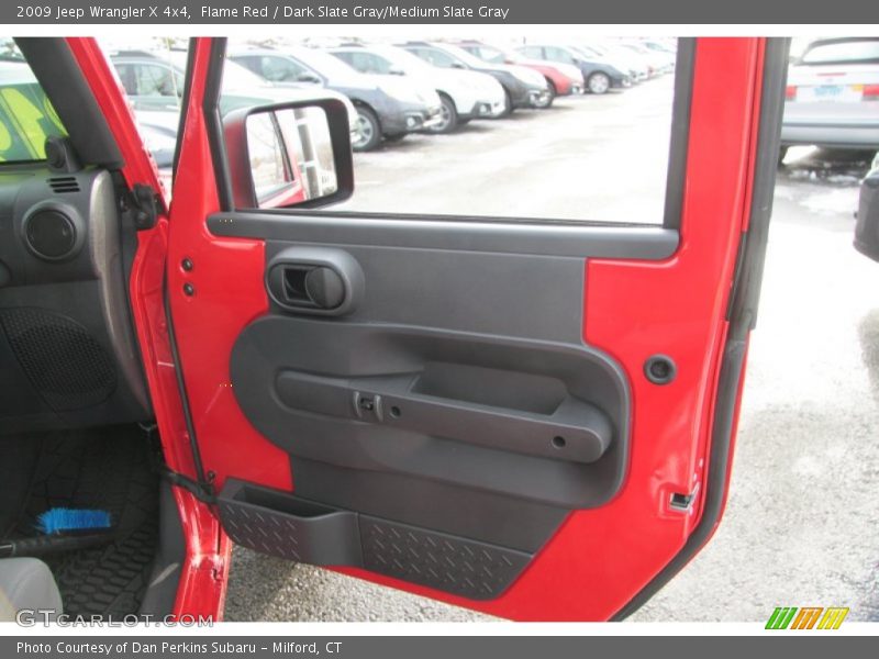 Flame Red / Dark Slate Gray/Medium Slate Gray 2009 Jeep Wrangler X 4x4