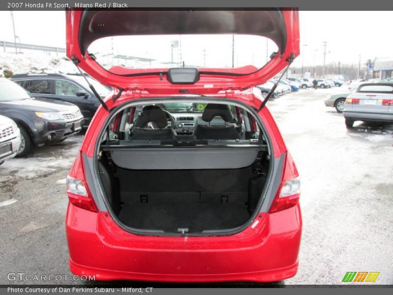 Milano Red / Black 2007 Honda Fit Sport