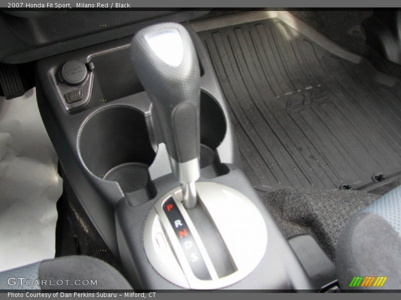 Milano Red / Black 2007 Honda Fit Sport