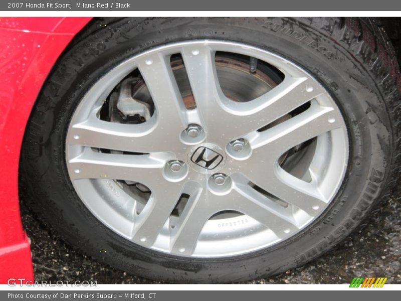 Milano Red / Black 2007 Honda Fit Sport