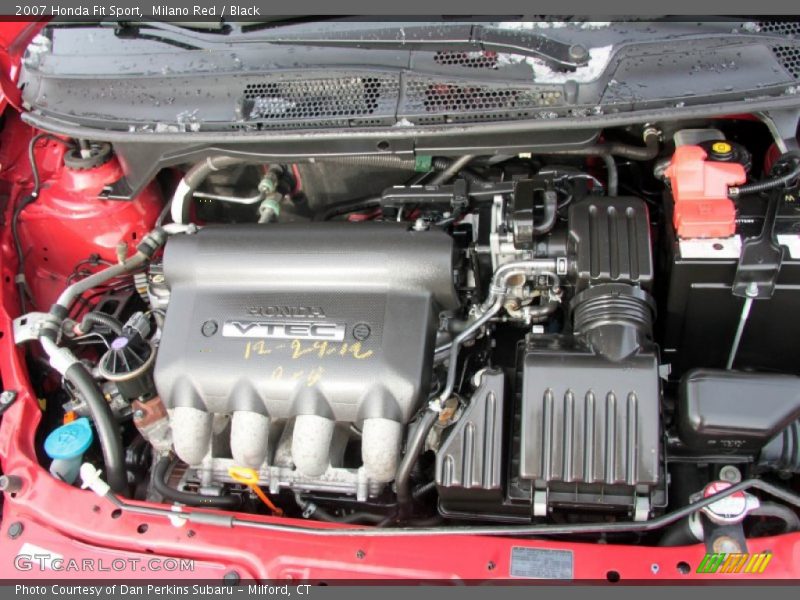 Milano Red / Black 2007 Honda Fit Sport
