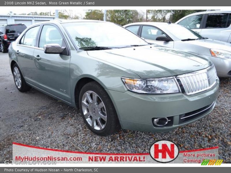 Moss Green Metallic / Sand 2008 Lincoln MKZ Sedan