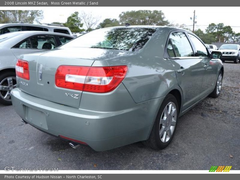 Moss Green Metallic / Sand 2008 Lincoln MKZ Sedan