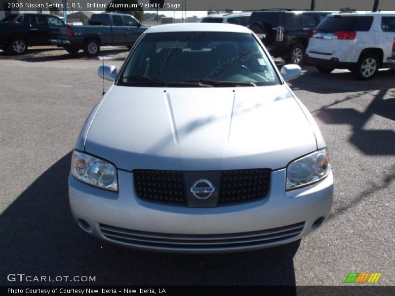 Brilliant Aluminum Metallic / Sage 2006 Nissan Sentra 1.8 S