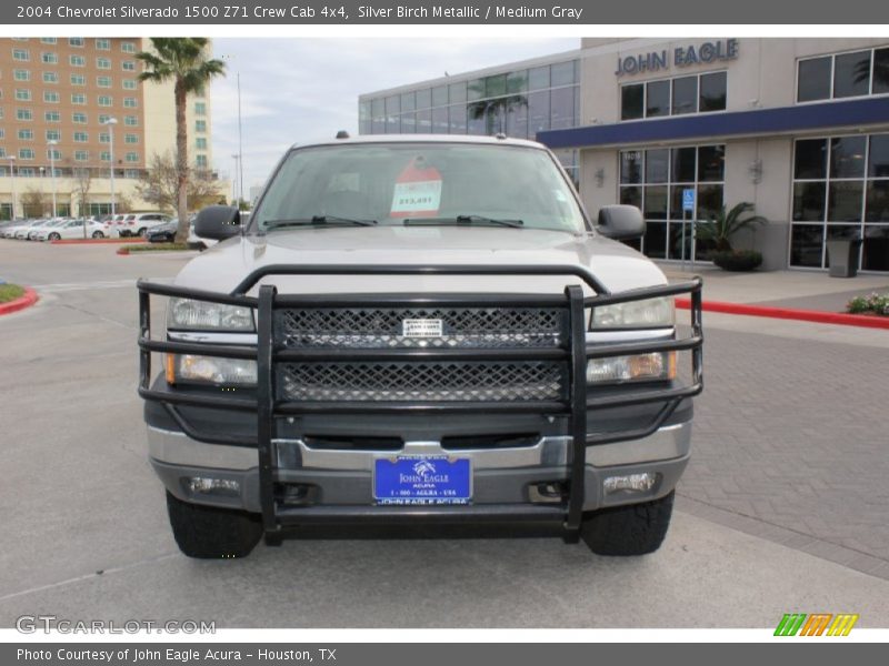 Silver Birch Metallic / Medium Gray 2004 Chevrolet Silverado 1500 Z71 Crew Cab 4x4