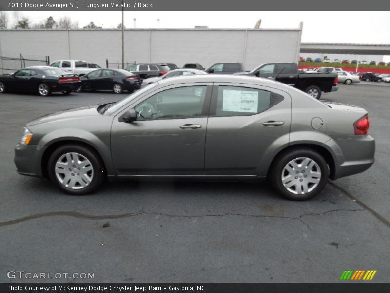 Tungsten Metallic / Black 2013 Dodge Avenger SE