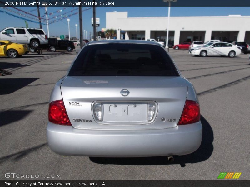 Brilliant Aluminum Metallic / Sage 2006 Nissan Sentra 1.8 S
