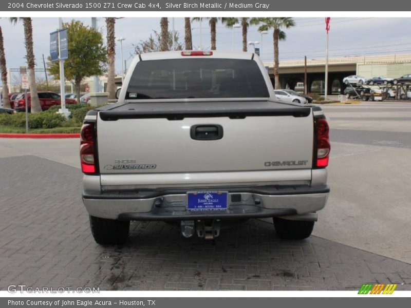 Silver Birch Metallic / Medium Gray 2004 Chevrolet Silverado 1500 Z71 Crew Cab 4x4