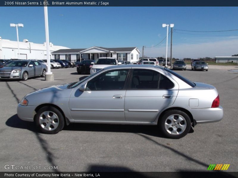 Brilliant Aluminum Metallic / Sage 2006 Nissan Sentra 1.8 S