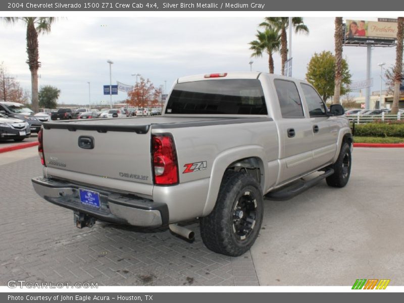 Silver Birch Metallic / Medium Gray 2004 Chevrolet Silverado 1500 Z71 Crew Cab 4x4
