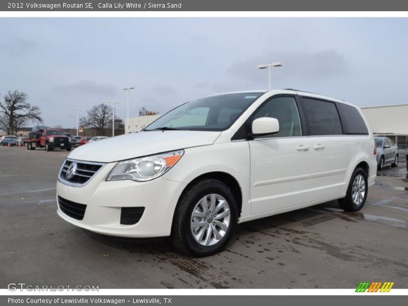 Calla Lily White / Sierra Sand 2012 Volkswagen Routan SE
