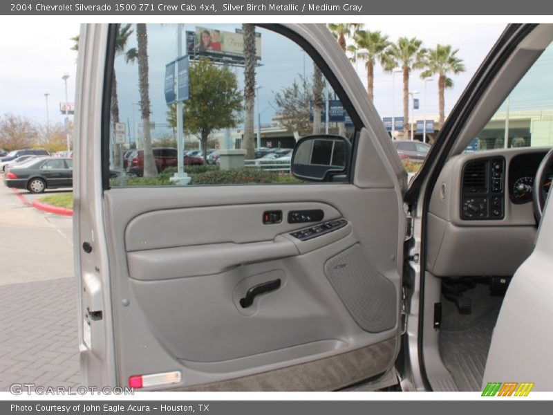 Silver Birch Metallic / Medium Gray 2004 Chevrolet Silverado 1500 Z71 Crew Cab 4x4