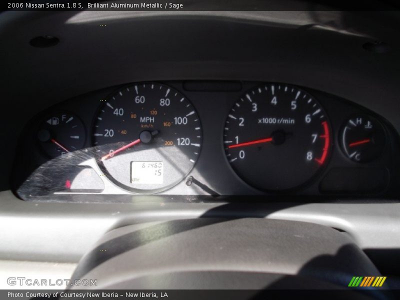 Brilliant Aluminum Metallic / Sage 2006 Nissan Sentra 1.8 S