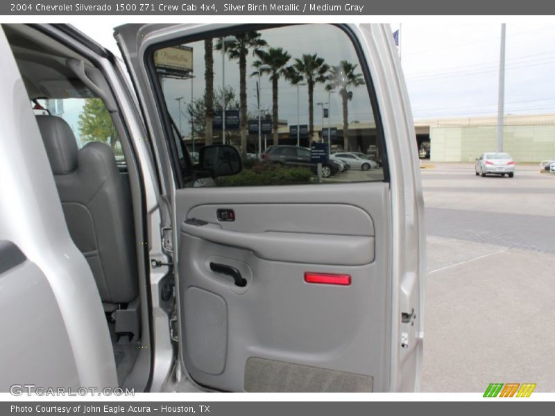 Silver Birch Metallic / Medium Gray 2004 Chevrolet Silverado 1500 Z71 Crew Cab 4x4